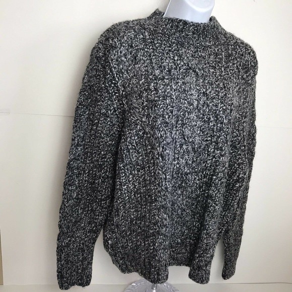 Topshop Black Chunky Knit Sweater - Picture 2 of 7